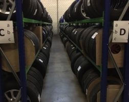 Hotel dla opon Stojak na opony